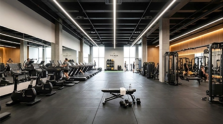 Gymnasium with Yoga rooms & Pilates